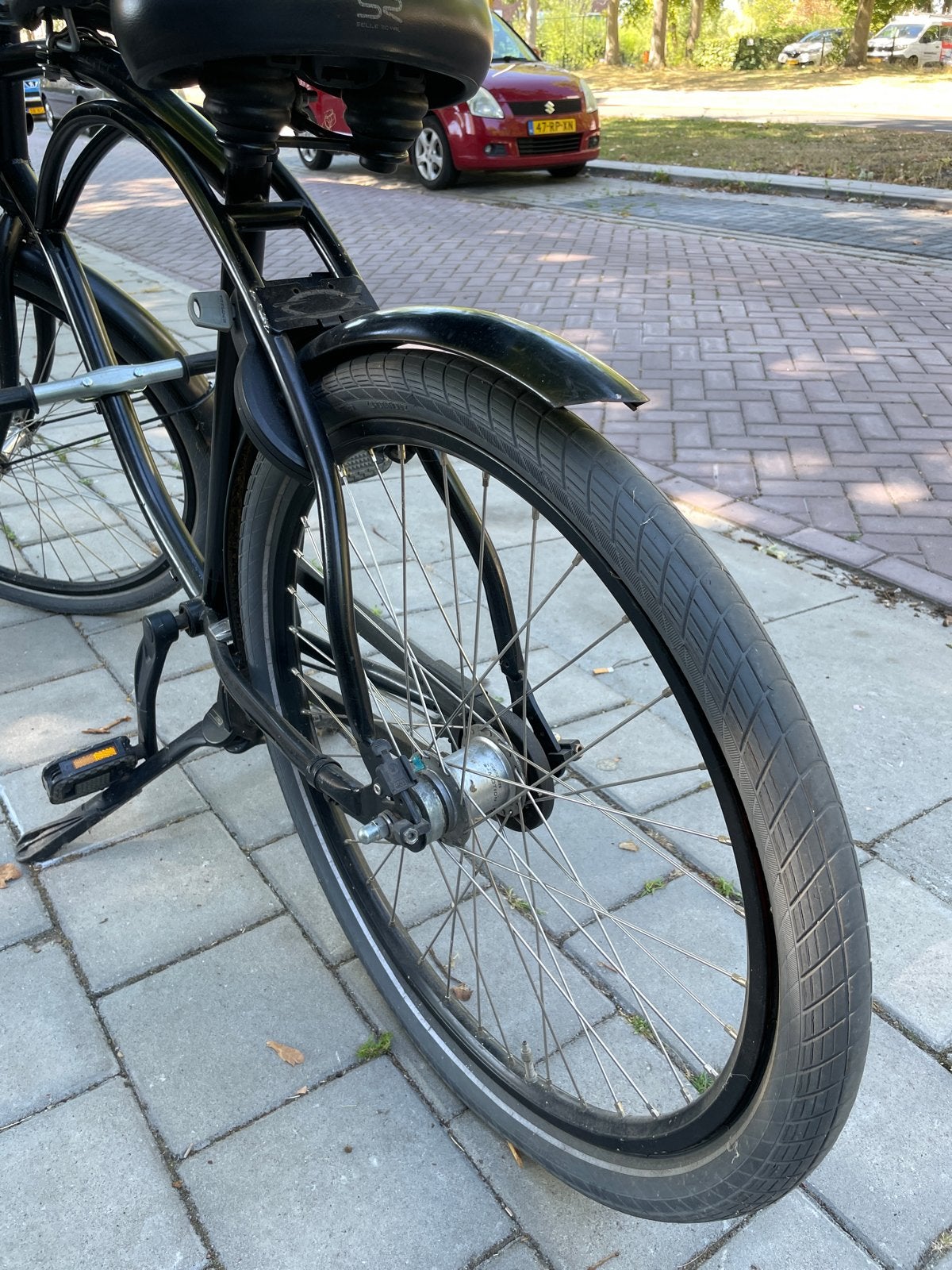 Zwarte papa fiets - Sparta Bulk Bullit - 26 inch, Fietsen en Brommers, Fietsen | Heren | Herenfietsen, Ophalen, Gebruikt, Overige merken