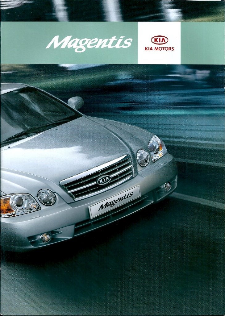 Brochure Kia Magentis 2004, Ophalen of Verzenden, Gelezen, Overige merken