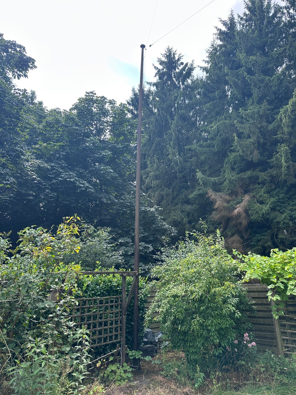 Mast met antennes, Ophalen, Gebruikt, Mast