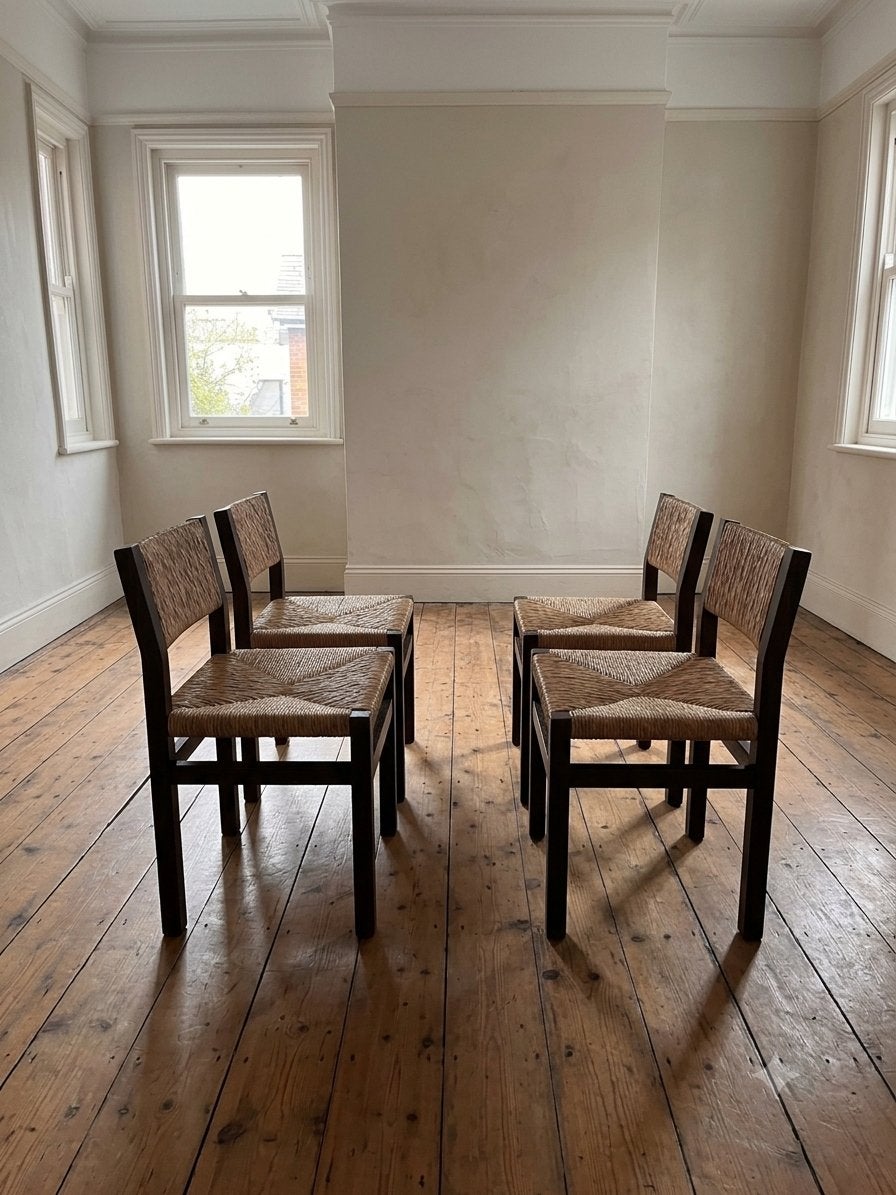 4 eetkamerstoelen Martin Visser voor Spectrum, Ophalen, Zo goed als nieuw