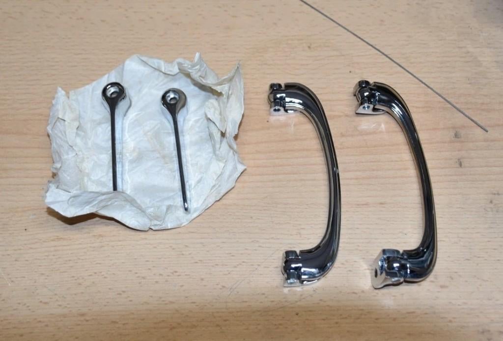 Chromen klassieke auto deurhendel set deels Mini, Ophalen of Verzenden, Nieuw