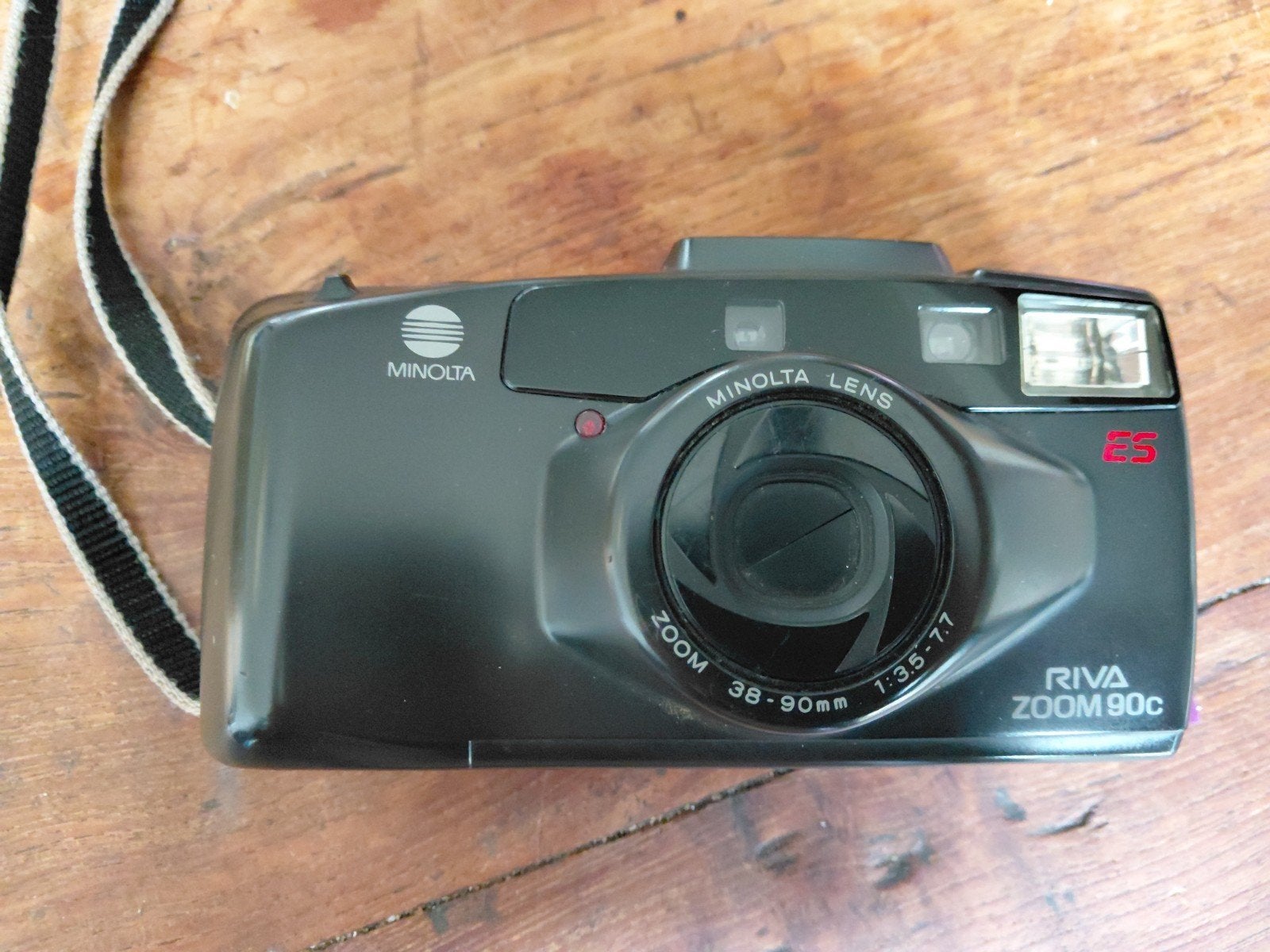 Minolta Riva Zoom 80c Compact Camera, Ophalen of Verzenden, Compact, Minolta