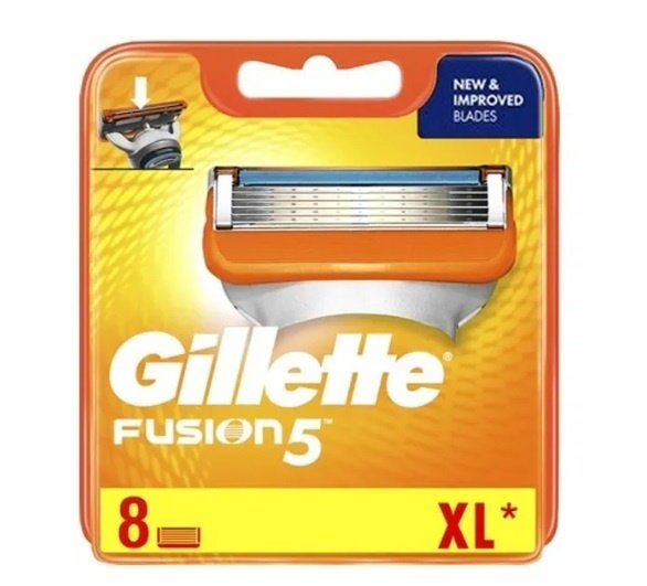 Gillette Fusion5 - 8 stuks- scheermesjes, laatste op=op, Verzenden, Nieuw, Gehele gezicht
