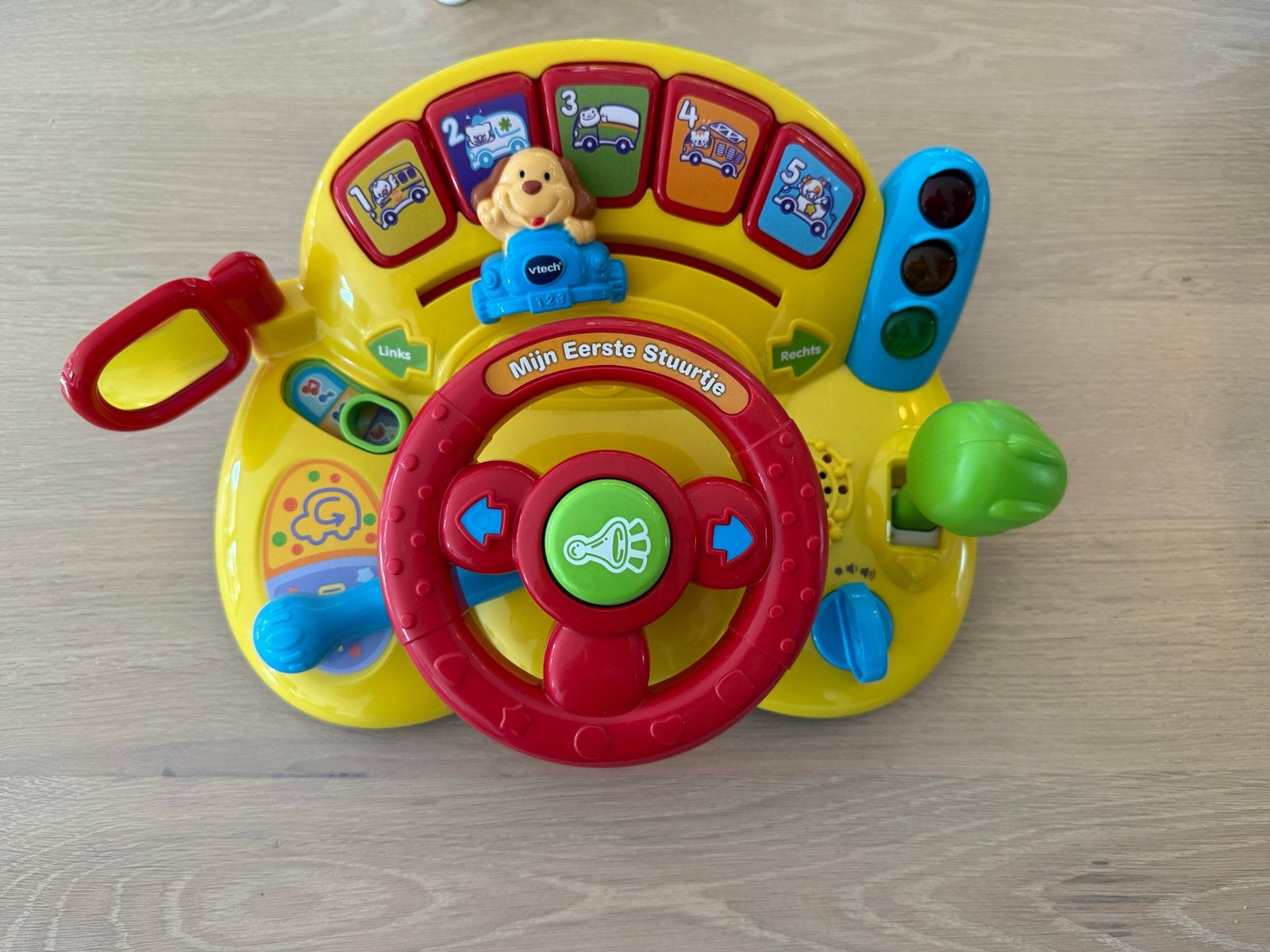 VTech Mijn Eerste Stuurtje - Interactief Speelgoed, Kinderen en Baby's, Ophalen of Verzenden, Zo goed als nieuw, Auto, Met licht