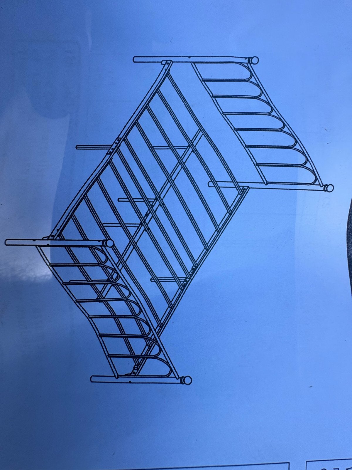 Metalen bedframe - Eenpersoons - Zonder matras, Ophalen, Eenpersoons, Zwart, Nieuw