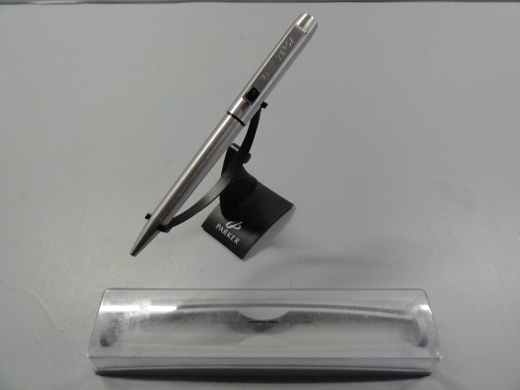 PARKER 25 BALPEN  met reclame RANK XEROX, Gebruikt, Ophalen of Verzenden, Met reclame, Parker
