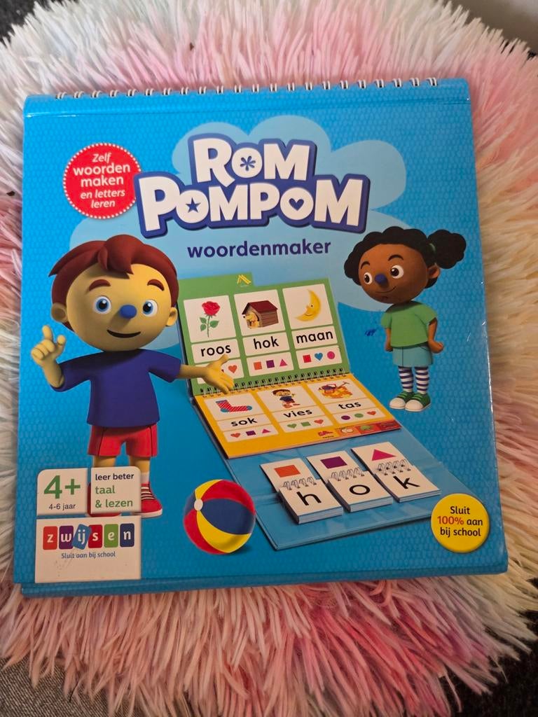 RomPomPom Woordenmaker - Taal & Lezen, Kinderen en Baby's, Speelgoed | Educatief en Creatief, Ophalen of Verzenden, Zo goed als nieuw