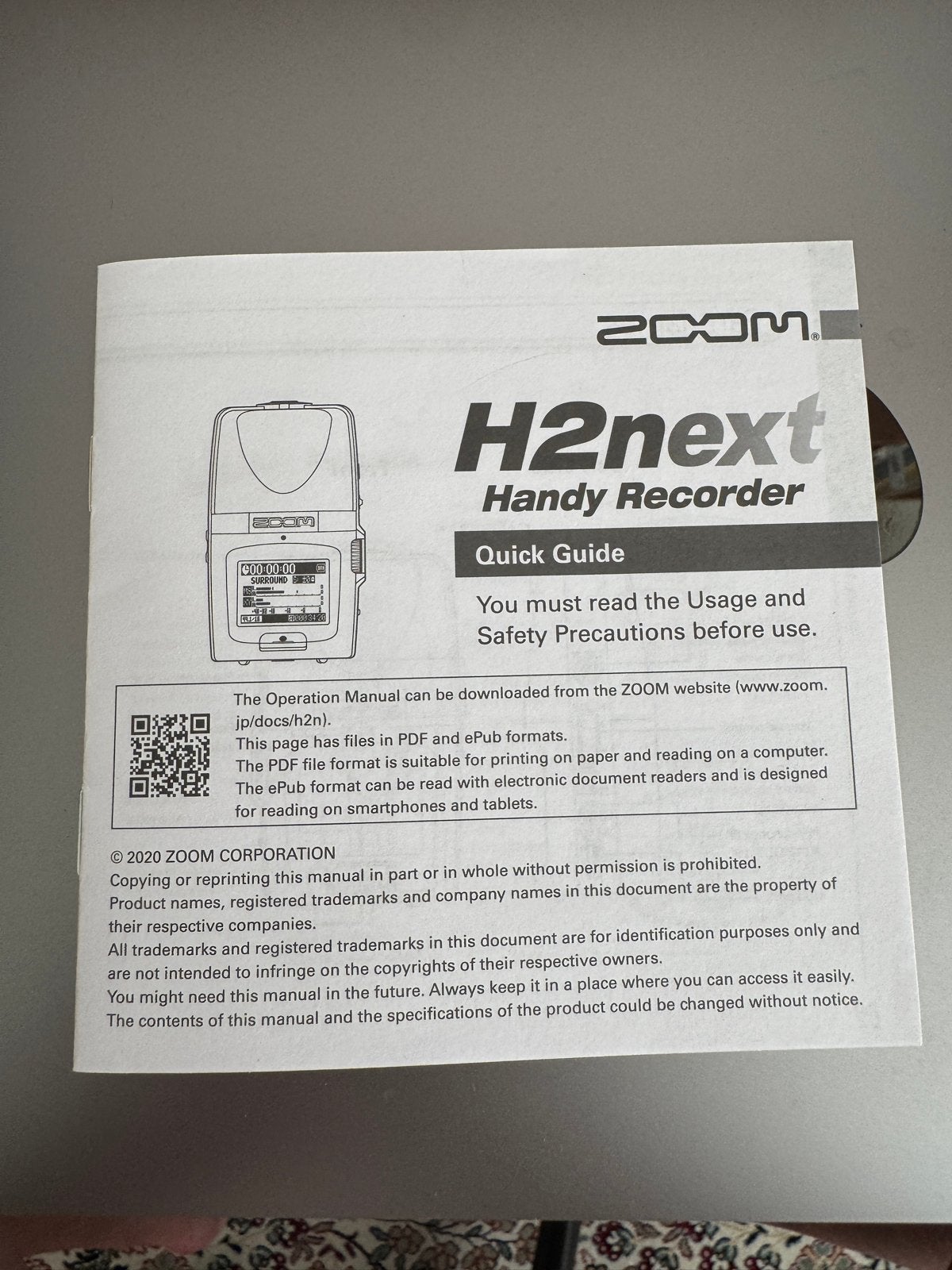 Zoom H2n Handy Recorder - Draagbare Audio Recorder, Ophalen of Verzenden, Zo goed als nieuw, Studiomicrofoon