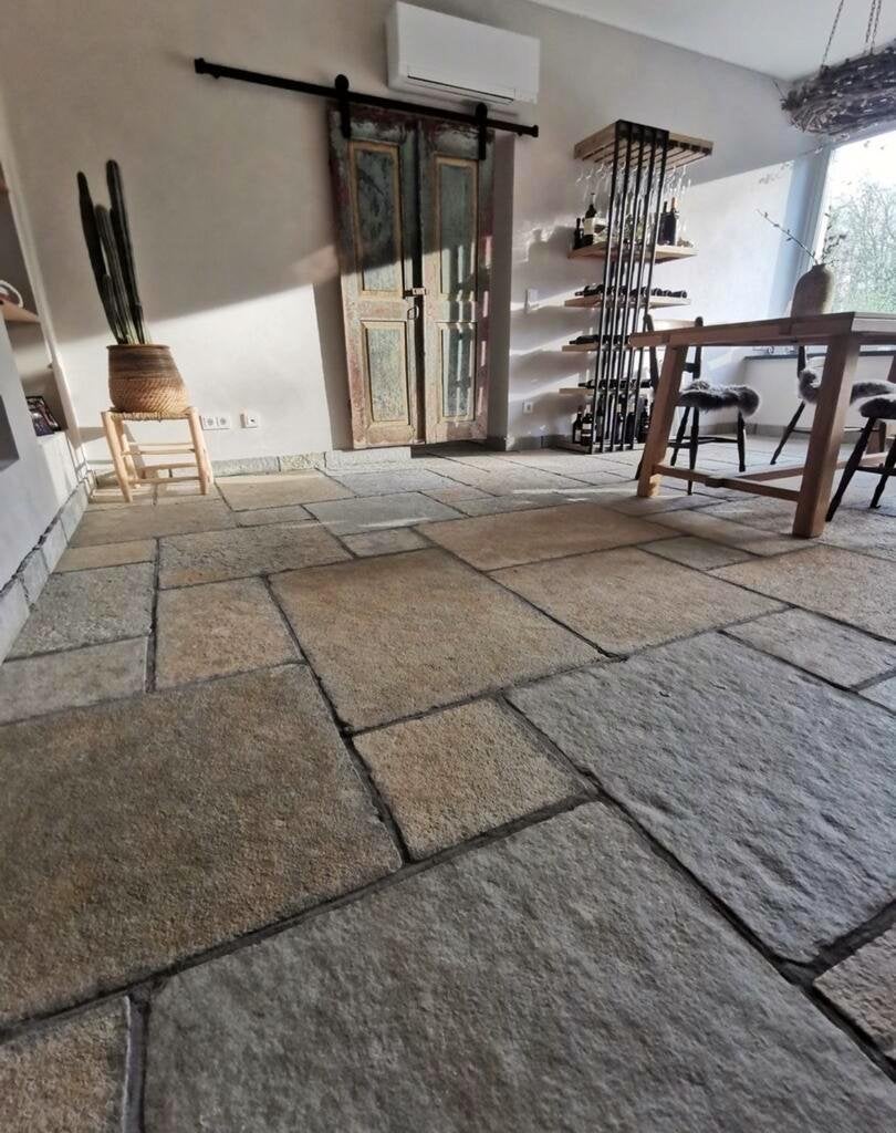BOURGONDISCHE DALLEN TEGELS RAW VLOEREN,  KALKSTEEN VLOER, Ophalen of Verzenden, Nieuw, 75 m² of meer, Overige typen