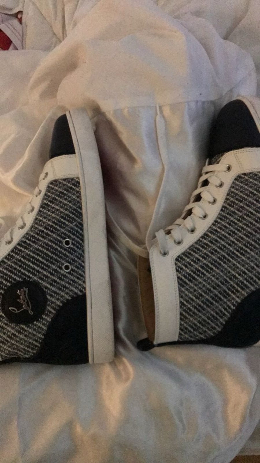Christian Louboutin Louis Orlato Flat Sneakers Maat 43.5, Overige kleuren, Ophalen of Verzenden, Sneakers of Gympen, Gedragen
