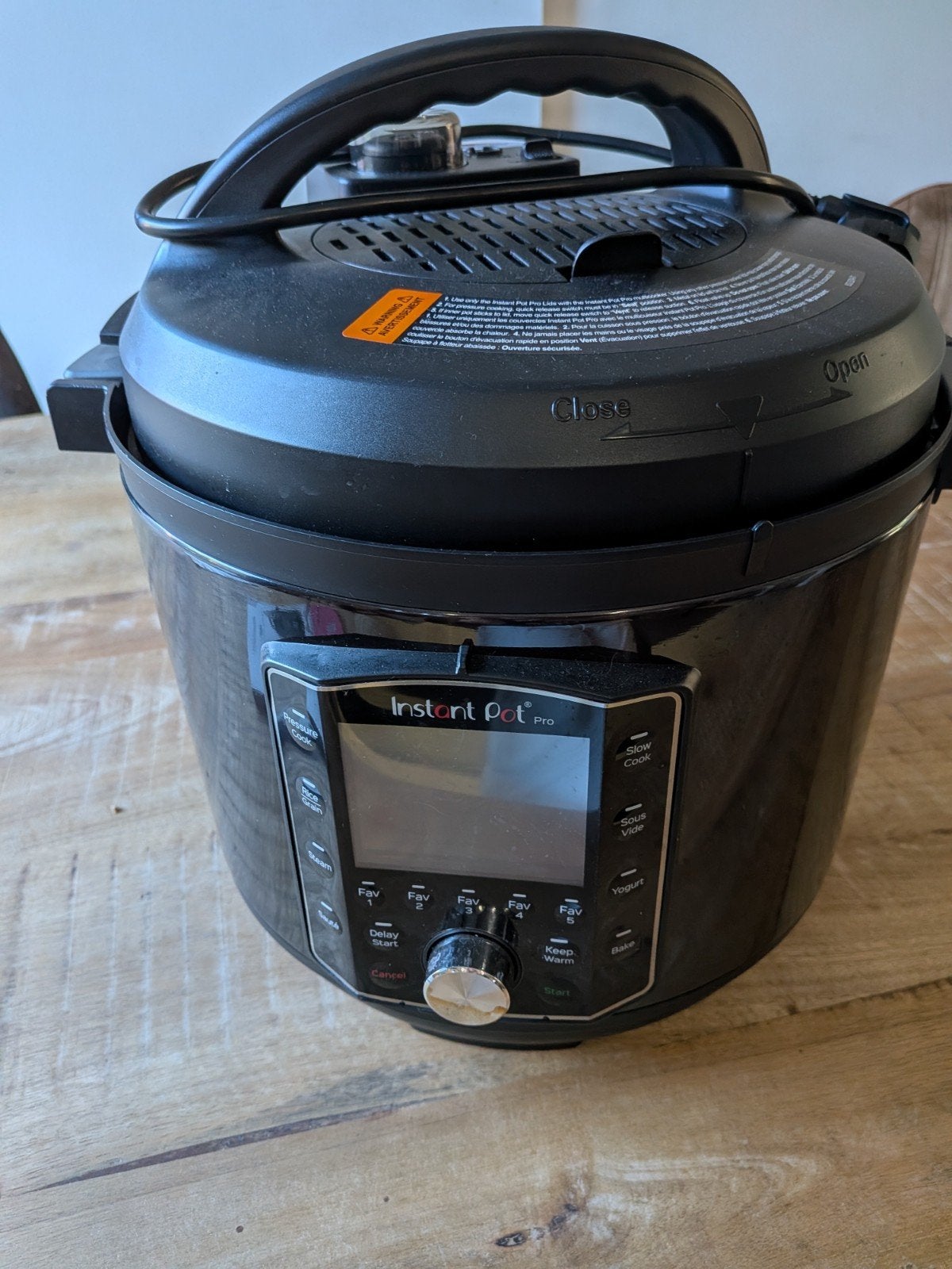 Instant Pot Pro 7.6L - Multicooker / Snelkookpan, 4 liter of meer, Ophalen, Nieuw, Uitneembare binnenpan