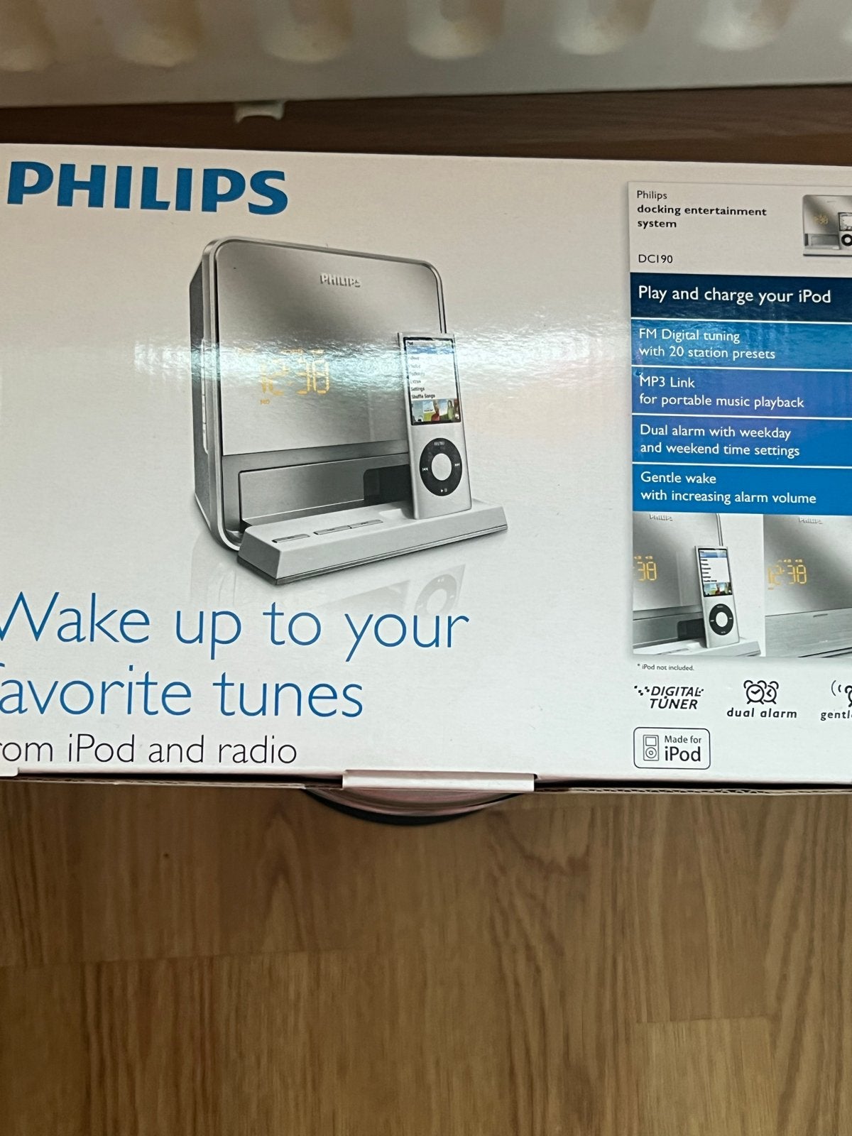 Philips DC190 iPod Docking Entertainment Systeem, Philips, Tuner of Radio, Nieuw, Ophalen of Verzenden