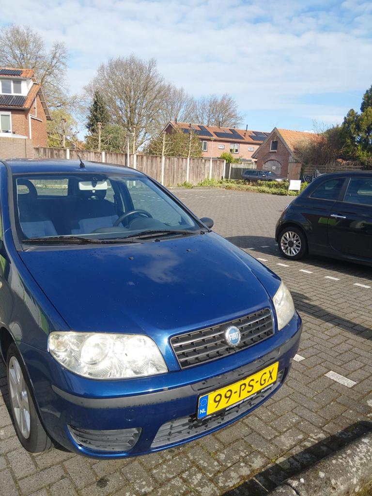 Fiat Punto 1.2 3DR 2004 Blauw, Auto's, Fiat, Particulier, Punto, Benzine, B, Hatchback, Handgeschakeld, Origineel Nederlands, Blauw