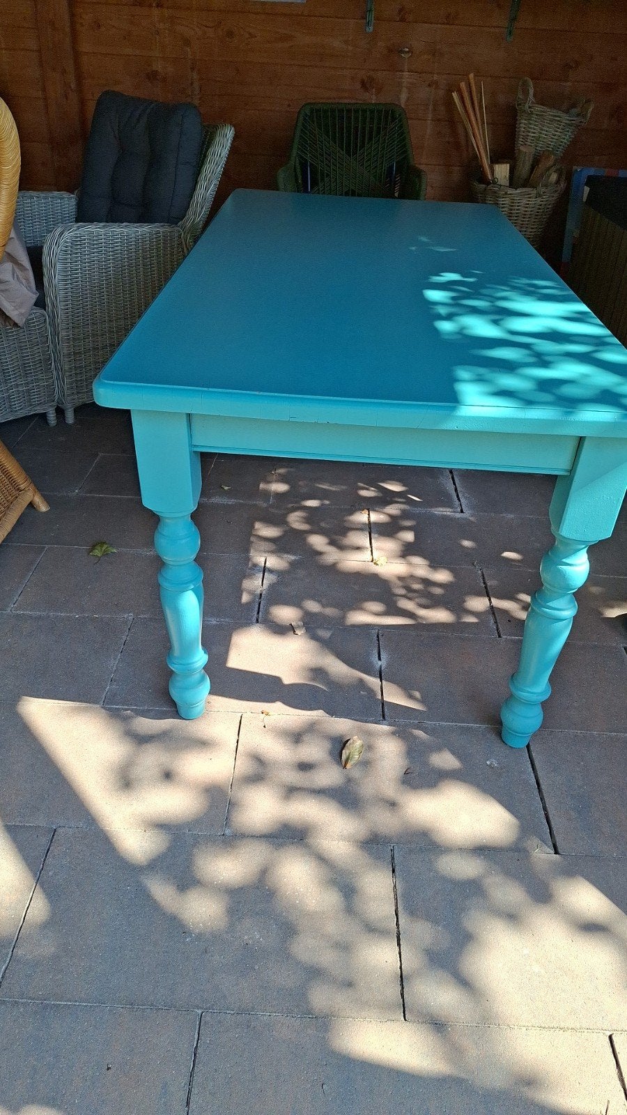 retro tafel, Ophalen, 50 tot 100 cm, 150 tot 200 cm, Grenenhout