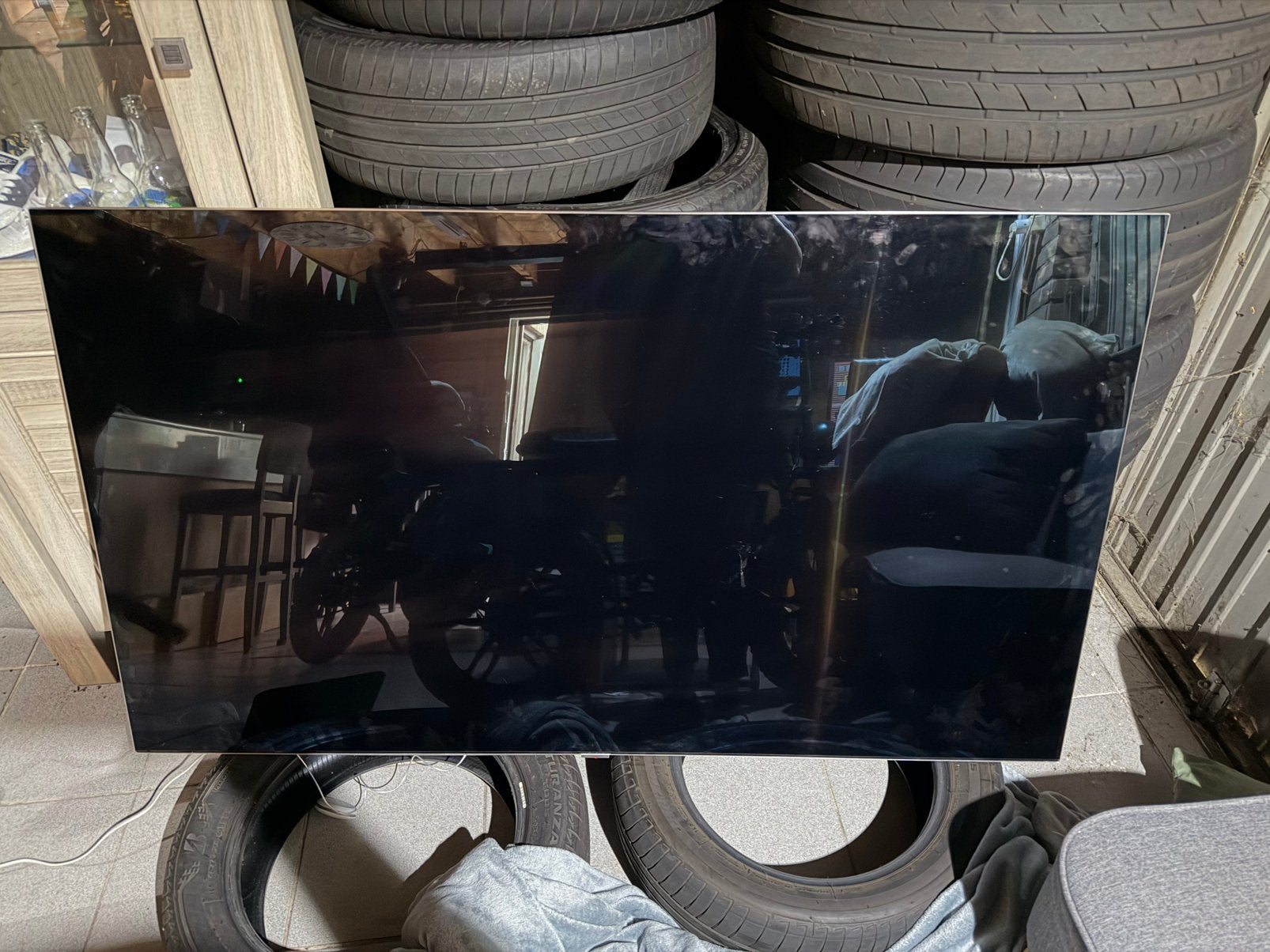 Samsung tv incl one connect box + 2 stroomkabels.(defect?), Audio, Tv en Foto, Ophalen, 50 Hz, Zo goed als nieuw, Samsung