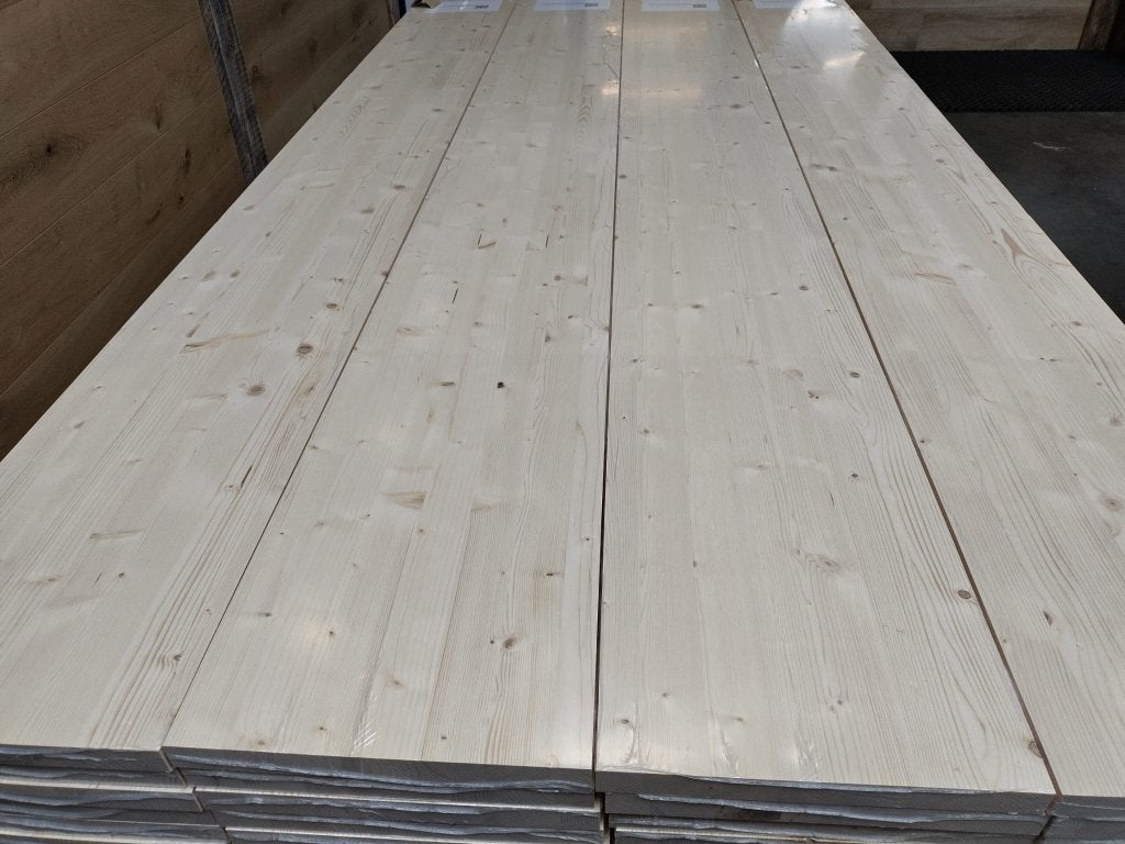 Vuren timmerpaneel meubelpaneel 18x300 en 28x300 mm, Ophalen of Verzenden, Nieuw, Vuren, Plank