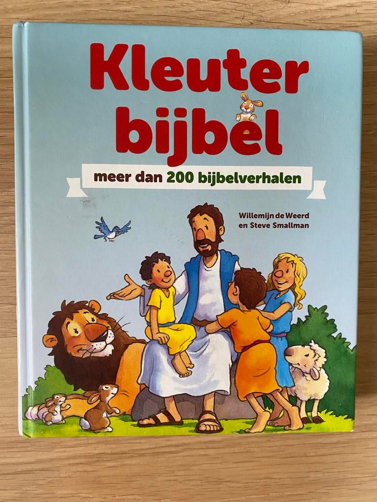 Kleuterbijbel: Meer dan 200 Bijbelverhalen, Ophalen of Verzenden, Zo goed als nieuw, 3 tot 4 jaar