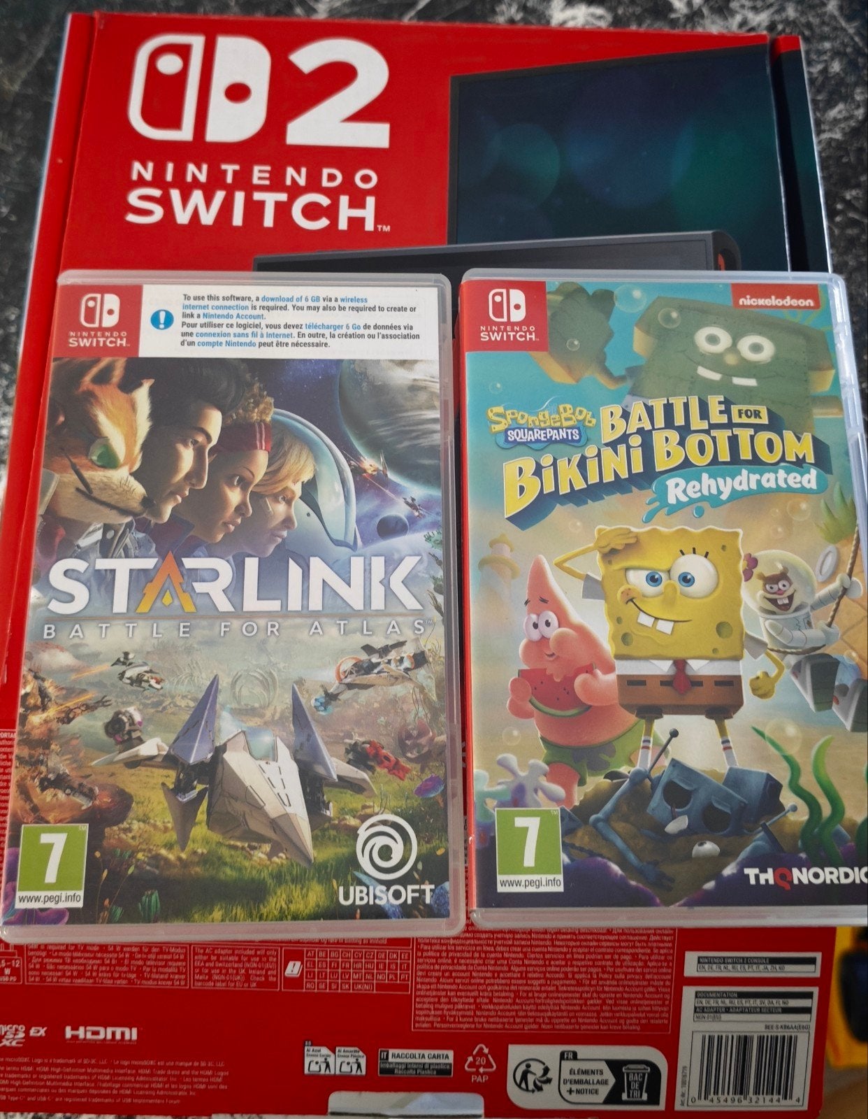 Nintendo Switch 2 met games - Nieuw in doos, Met games, Met 2 controllers, Nieuw, Ophalen of Verzenden