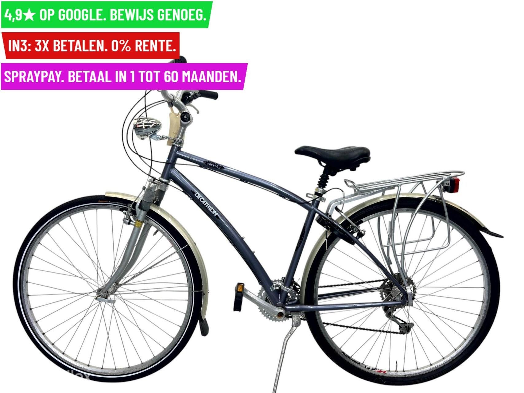 Herenfiets Decathlon Csene 26"/46cm/21ver - Garantie/Leverin, Fietsen en Brommers, Fietsen | Heren | Herenfietsen, Gebruikt, Decathlon