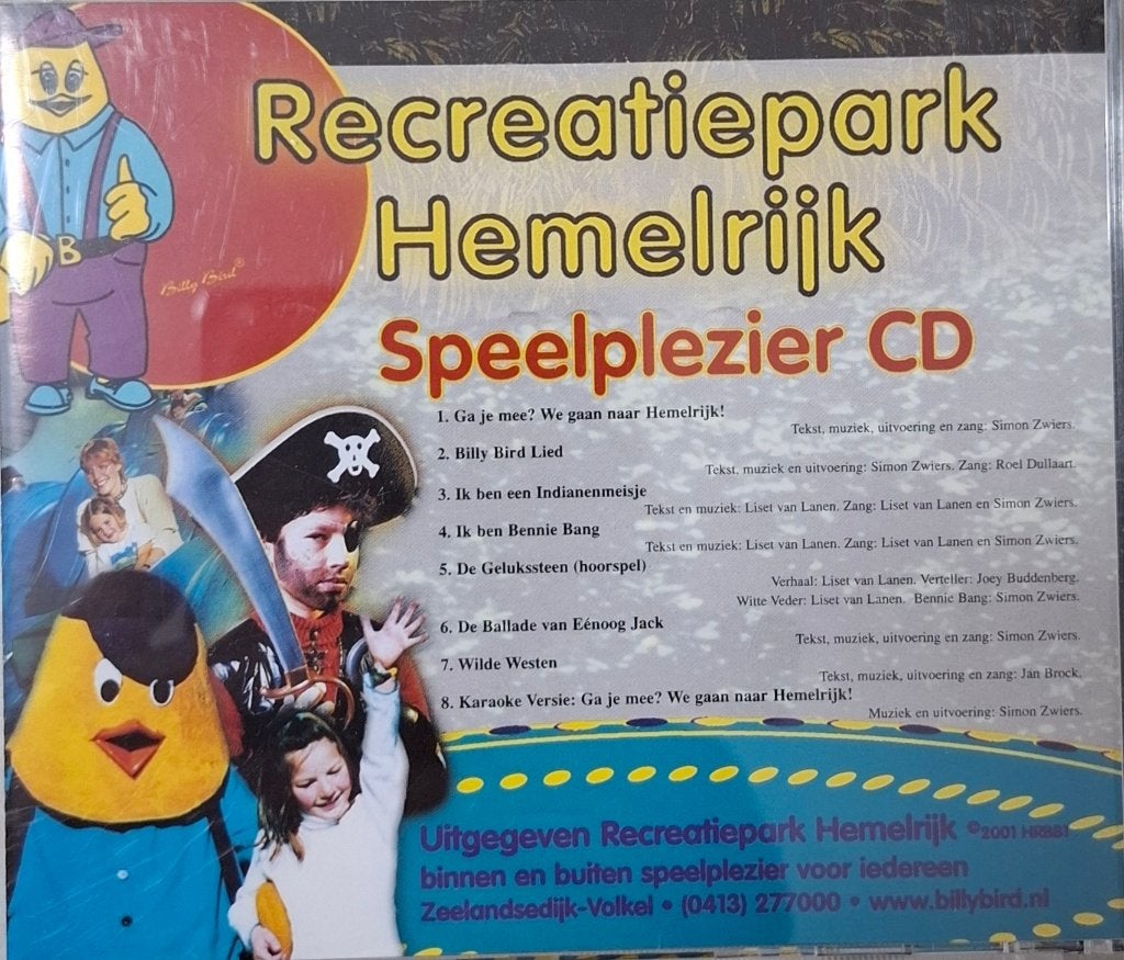 Recreatiepark Hemelrijk Speelplezier CD - Krasvrij, 3 tot 5 jaar, Ophalen of Verzenden, Zo goed als nieuw, Muziek