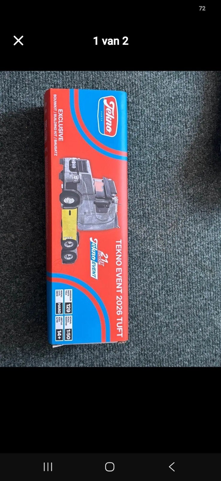 Tekno Event 2026 TUFT Vrachtwagen Bouwpakket 1:50, Overige merken, 1:50 of kleiner, Nieuw, Ophalen of Verzenden
