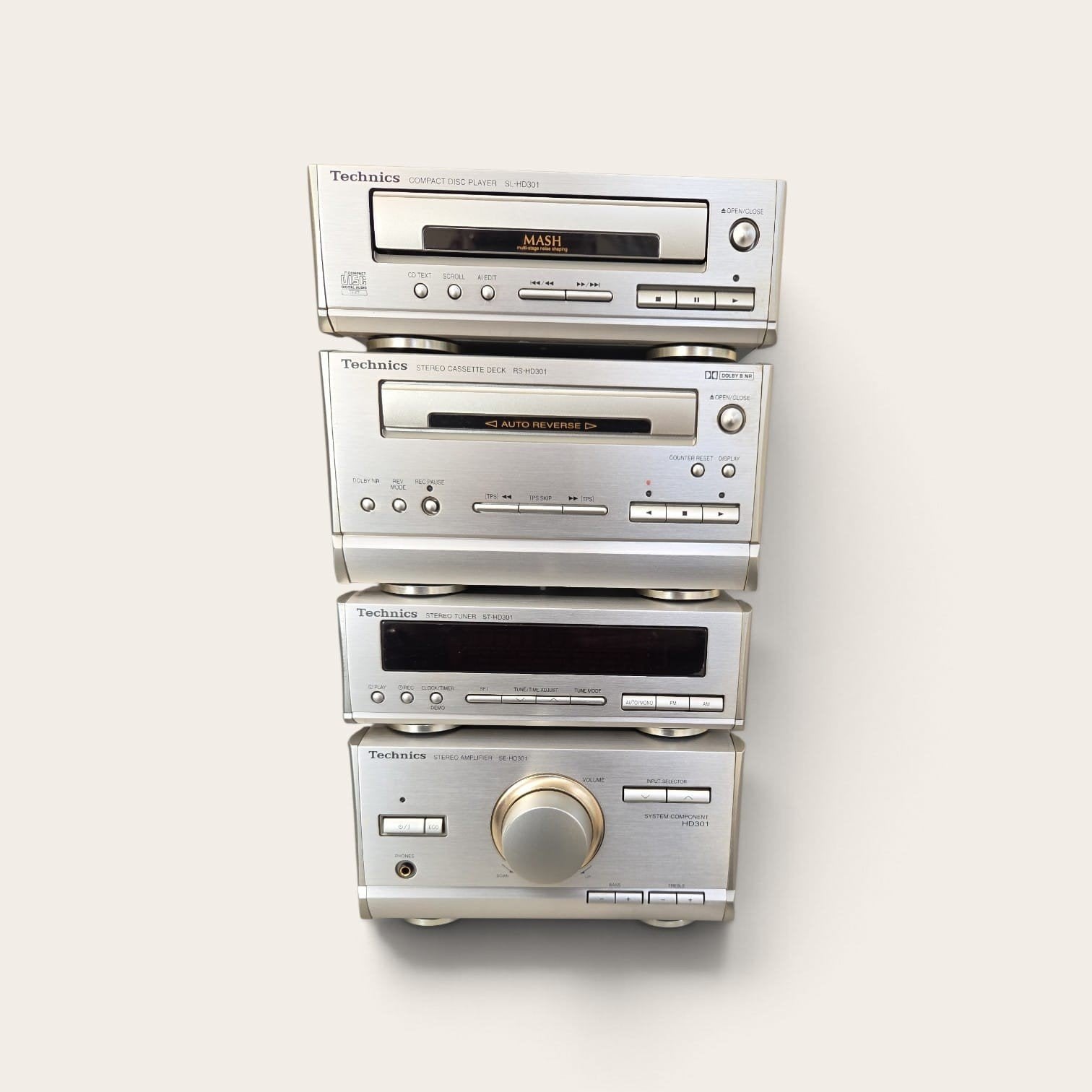 Technics Stereo Set - CD, Cassette, Tuner, Versterker, Overige merken, Gebruikt, Cassettedeck, Losse componenten