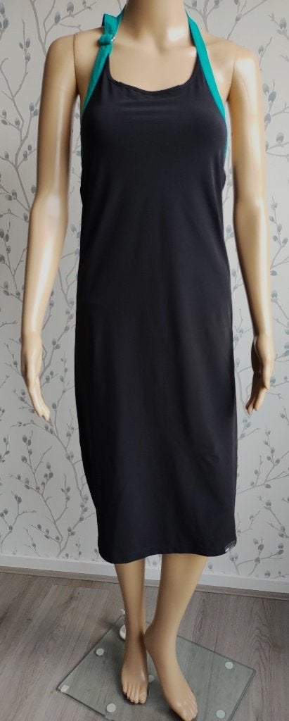 PENN & INK Zomers HalterJurkje maat 34=XS, Kleding | Dames, Jurken, Penn & Ink, Blauw, Ophalen of Verzenden, Zo goed als nieuw