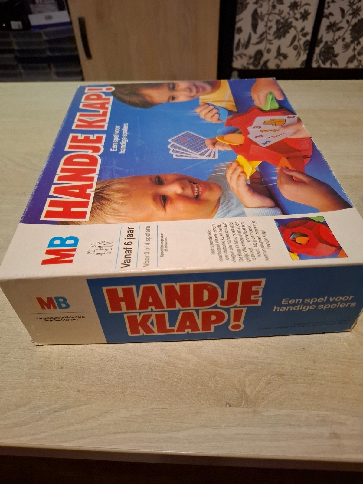 MB Handje Klap! Gezelschapsspel - Zo goed als nieuw, MB, MB (Milton Bradley), Ophalen of Verzenden, Zo goed als nieuw