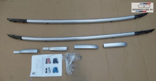 Dakrail daklijst dakdrager roof rail grijs set Fiat Panda 20, Auto diversen, Ophalen, -, -, Nieuw