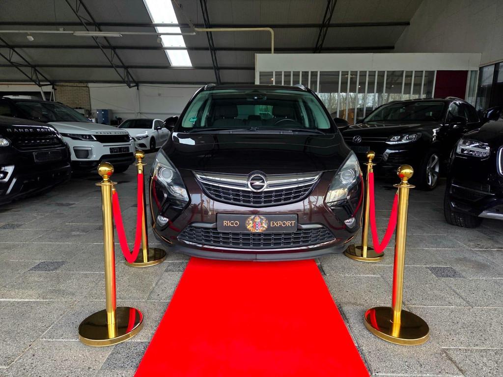 Opel Zafira Tourer 1.4 COSMO AUBERGINE SPECIAL EFFECT!, Auto's, Opel, Bedrijf, Te koop, Zafira, Benzine, MPV, Handgeschakeld, Origineel Nederlands