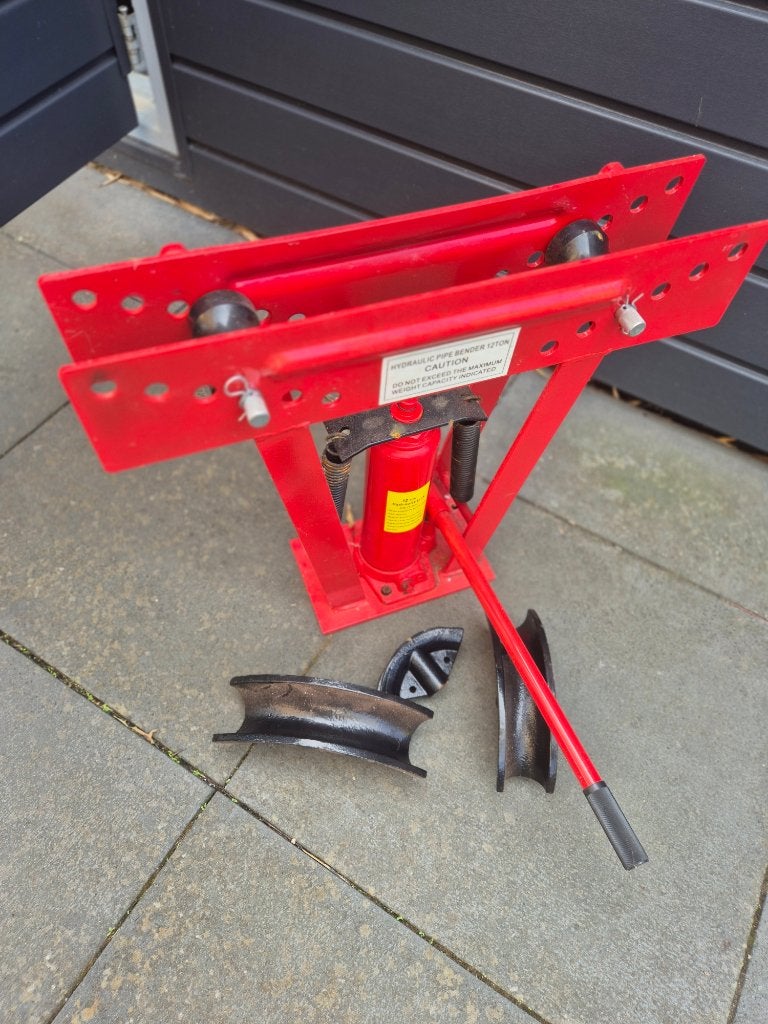 Hydraulische pijpenbuiger 12 ton, Ophalen of Verzenden, Gebruikt, Overige typen, Overige merken