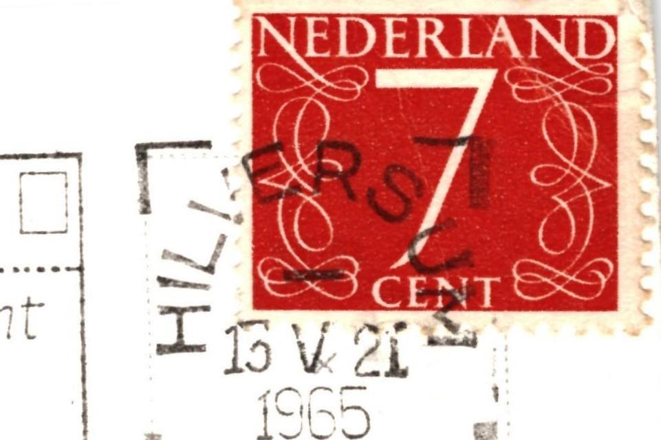 700839 Loosdrecht NH 1965 de Roef Gelopen met postzegel, Ophalen of Verzenden, 1960 tot 1980, Gelopen, Noord-Holland