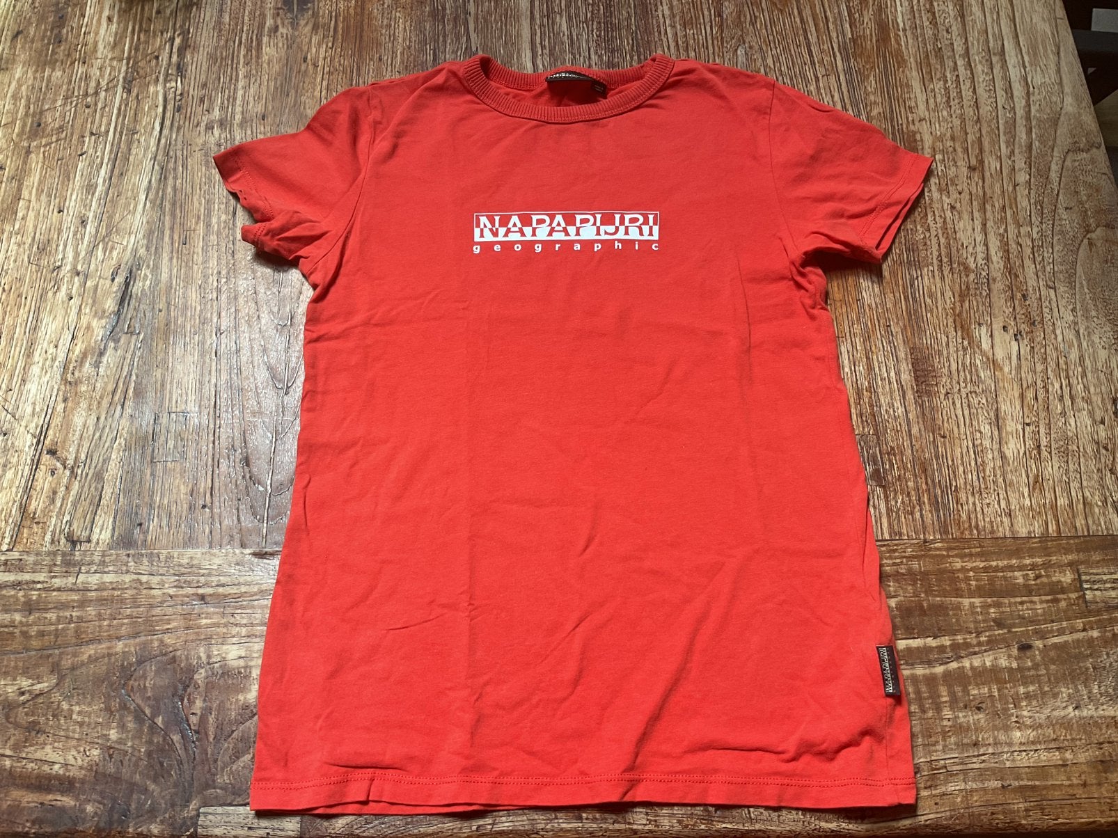 Napapijri t shirt 152, Ophalen of Verzenden, Zo goed als nieuw, Jongen, Shirt of Longsleeve