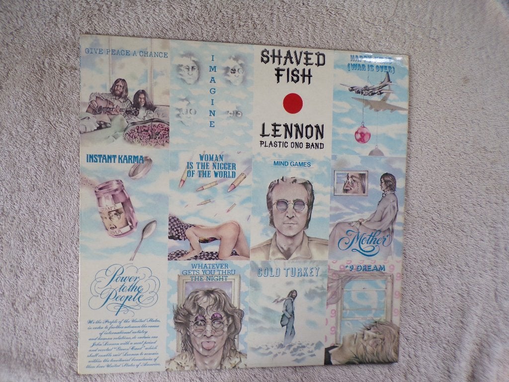John Lennon - shaved fish ( uk ), Gebruikt, Verzenden, Originele persing, 12 inch