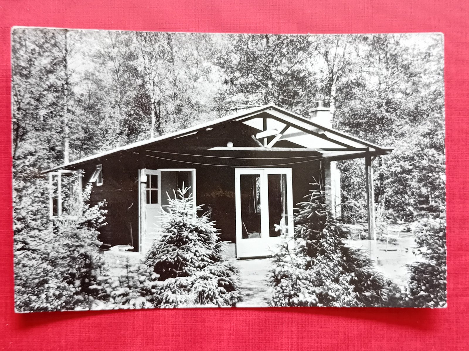 Oude ansichtkaart Bungalowpark Garderen Gelderland, Verzamelen, Ansichtkaarten | Nederland, Ophalen of Verzenden, 1960 tot 1980