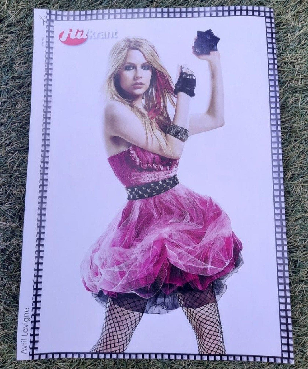 Poster A4 Hitkrant 2010 Avril Lavigne, A4 of kleiner, Ophalen of Verzenden, Muziek, Rechthoekig Staand