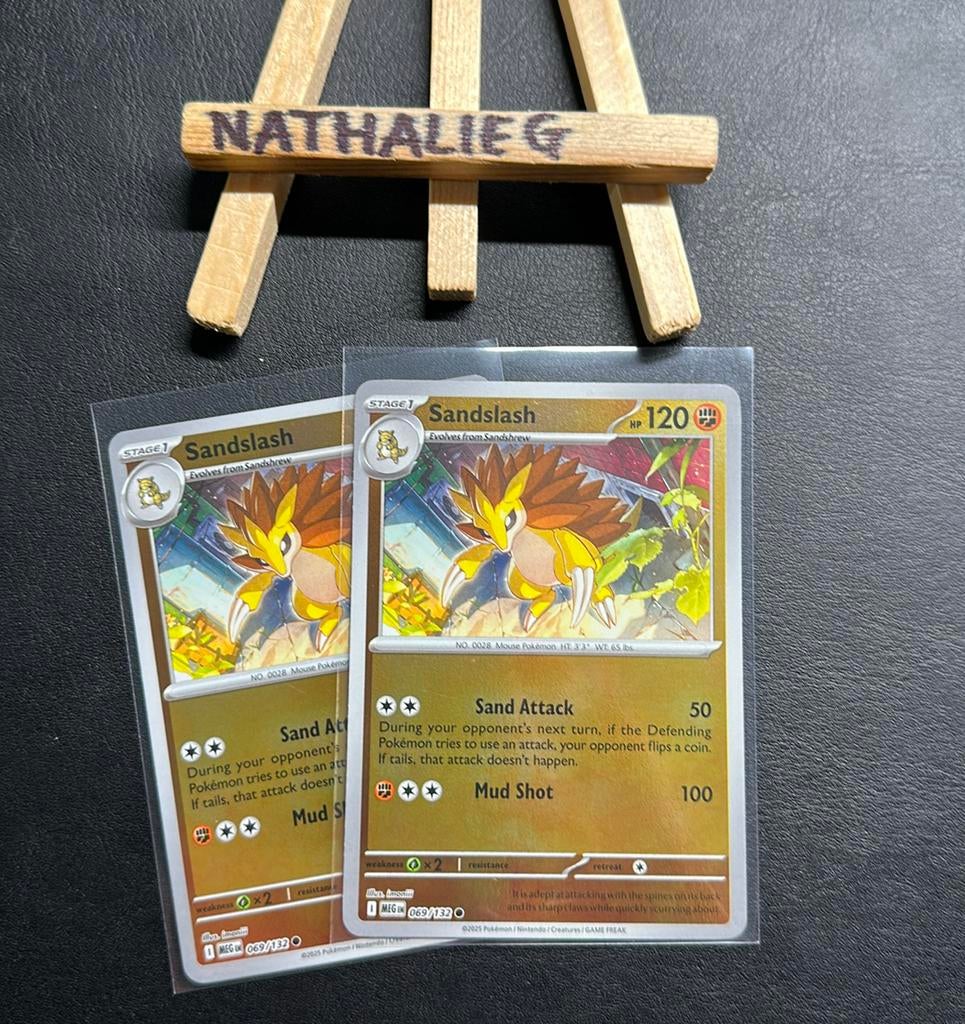 Sandslash reverse 069/132 Pokemon Mega Evolution, Ophalen of Verzenden, Nieuw, Losse kaart