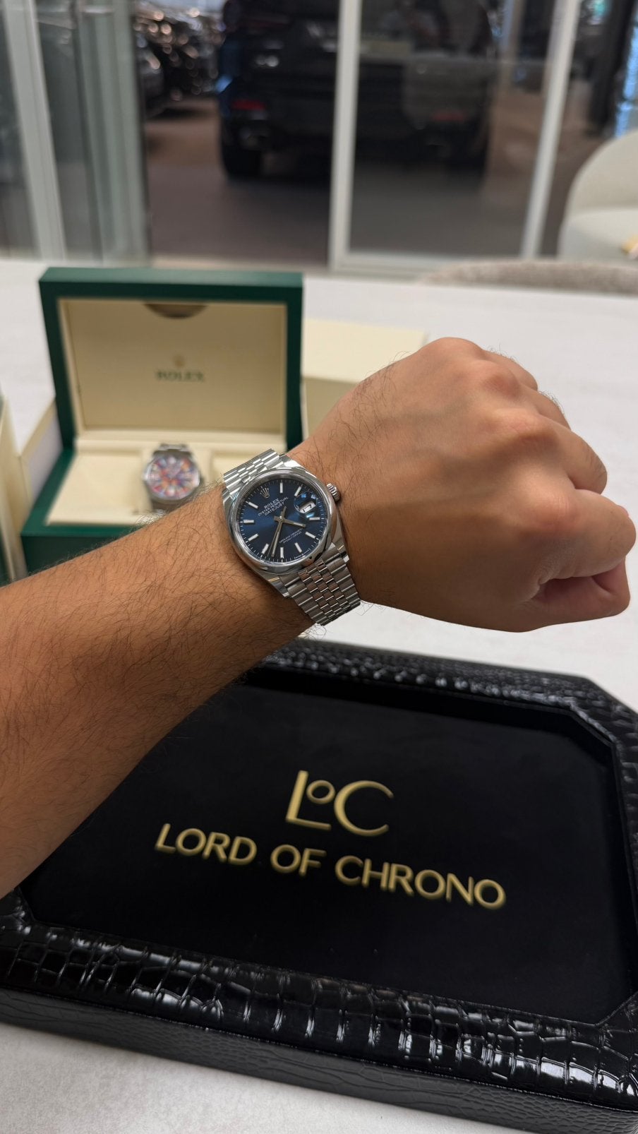 Rolex Datejust 36 | 126200 | Blue Dial | Jubilee | Full Set, Sieraden, Tassen en Uiterlijk, Rolex, Rolex, Ophalen of Verzenden