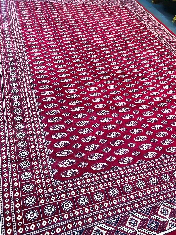 Oosters vloerkleed wol vintage Perzisch tapijt Bokhara, 200 cm of meer, Ophalen of Verzenden, Zo goed als nieuw, 200 cm of meer