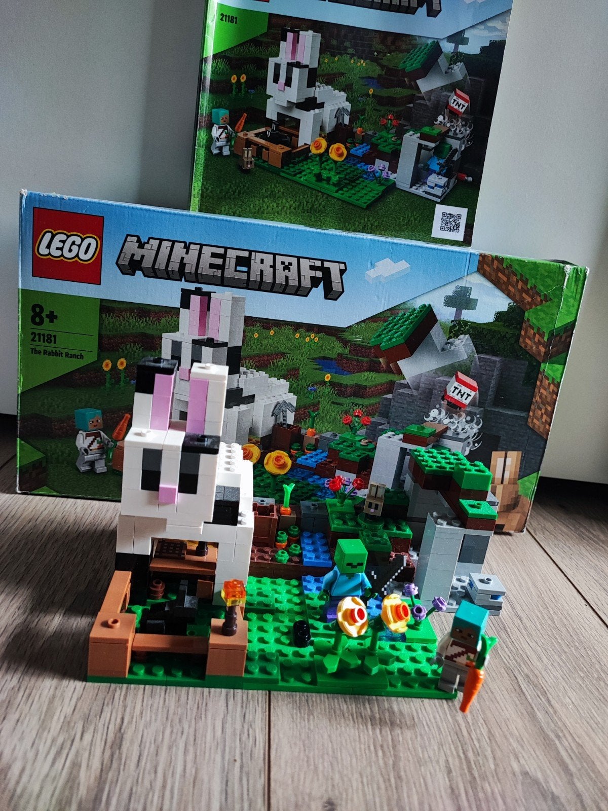 Lego Minecraft " the Rabbit ranch "  21181, Lego, Ophalen of Verzenden, Zo goed als nieuw, Complete set