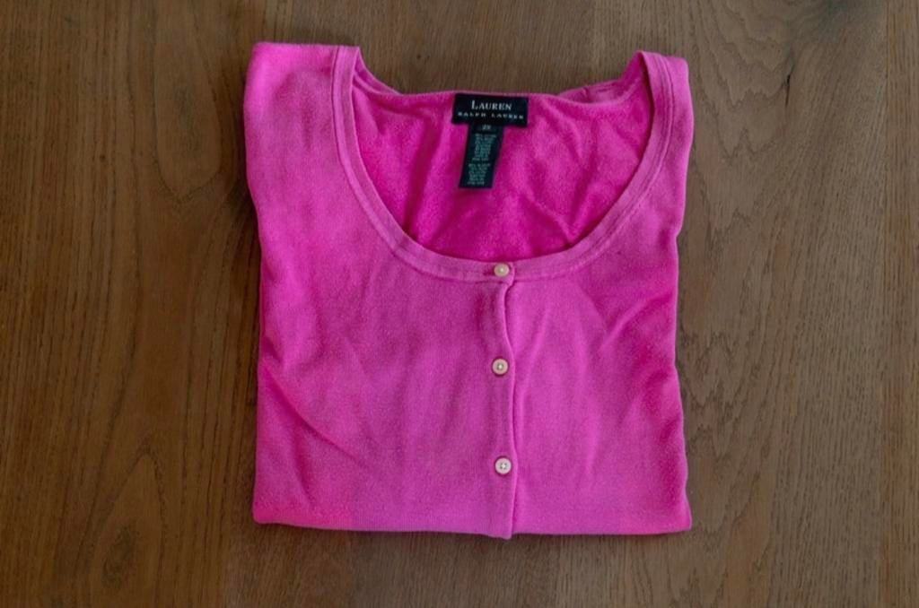Lauren Ralph Lauren Roze Vest Maat 2X, Ophalen of Verzenden, Gedragen, Maat 46/48 (XL) of groter, Roze