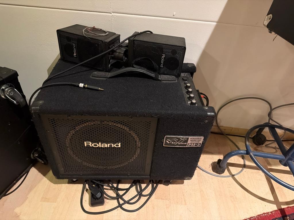 Roland PM-3 Drum Monitor Systeem, Ophalen, Gebruikt