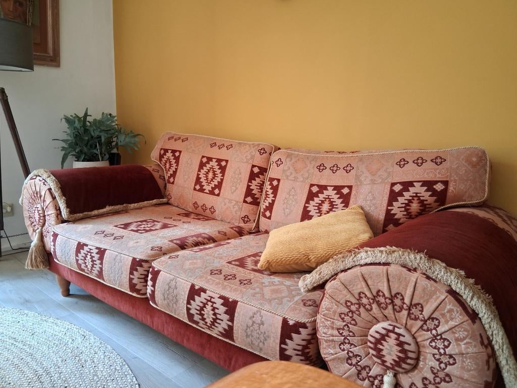 Mooie Dutch design bank Casablanca., Ophalen, Gebruikt, Minder dan 75 cm, Tweepersoons