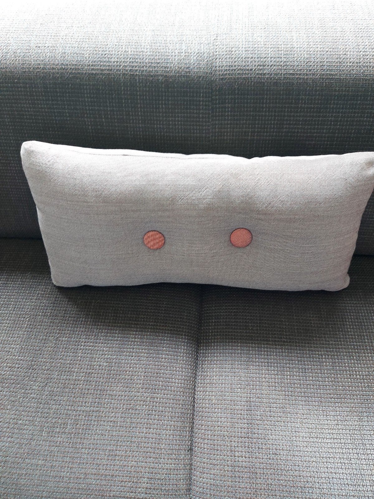 2 Dot Hay kussens..kleur: lila en geel, Huis en Inrichting, Ophalen, Zo goed als nieuw, Vierkant