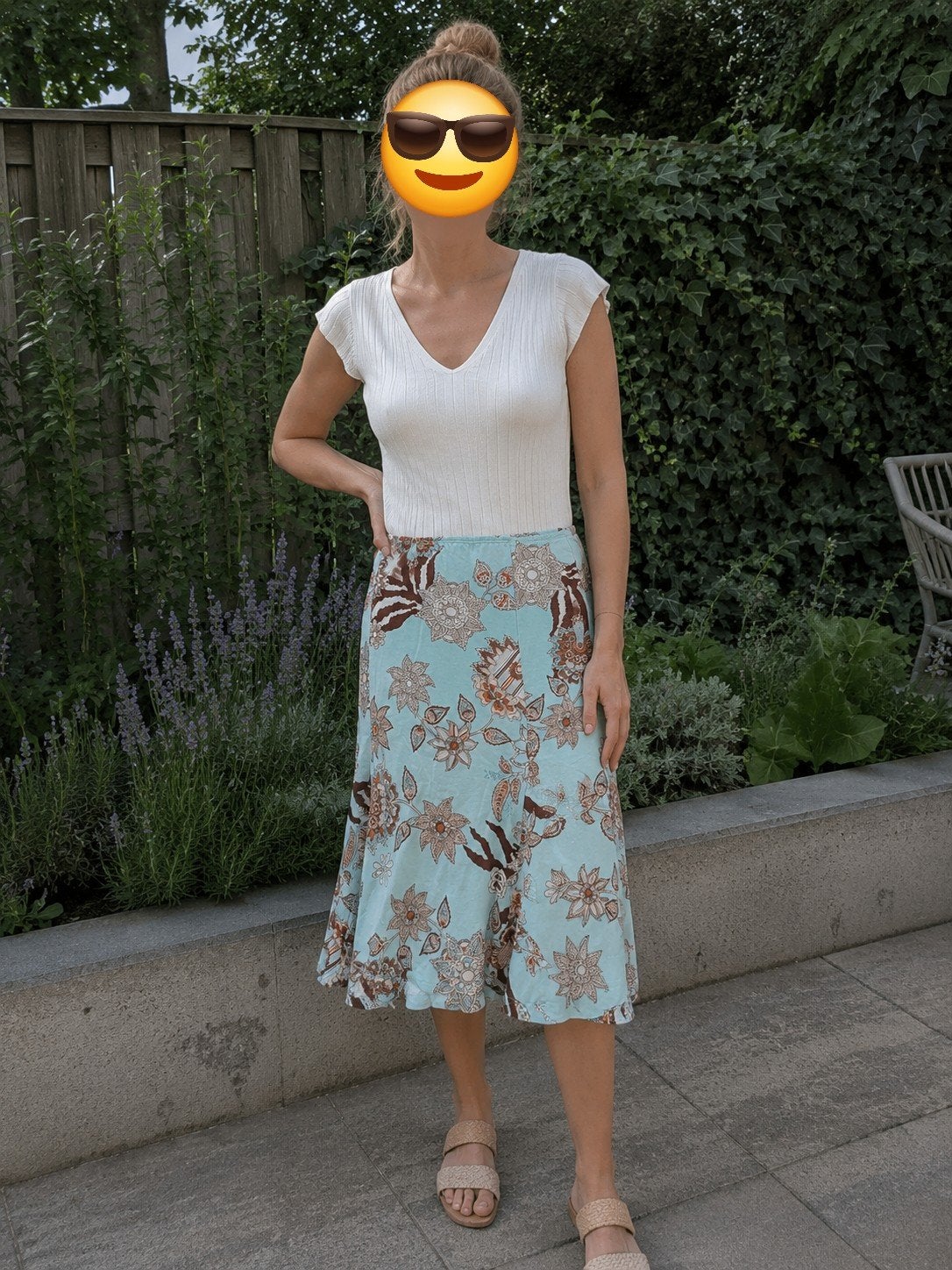 Passport rok maat 36 met bloemenprint, Kleding | Dames, Passport, Blauw, Ophalen of Verzenden, Zo goed als nieuw