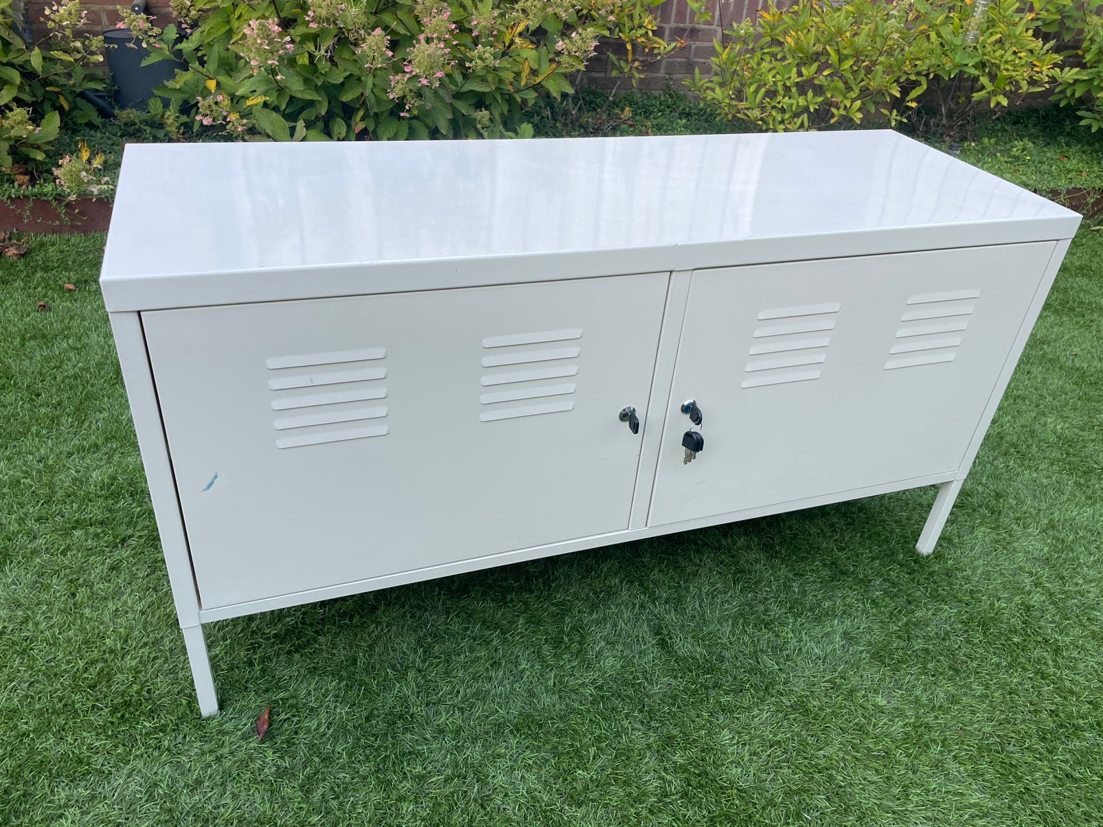 Ikea ps kast metaal, Ophalen, Gebruikt