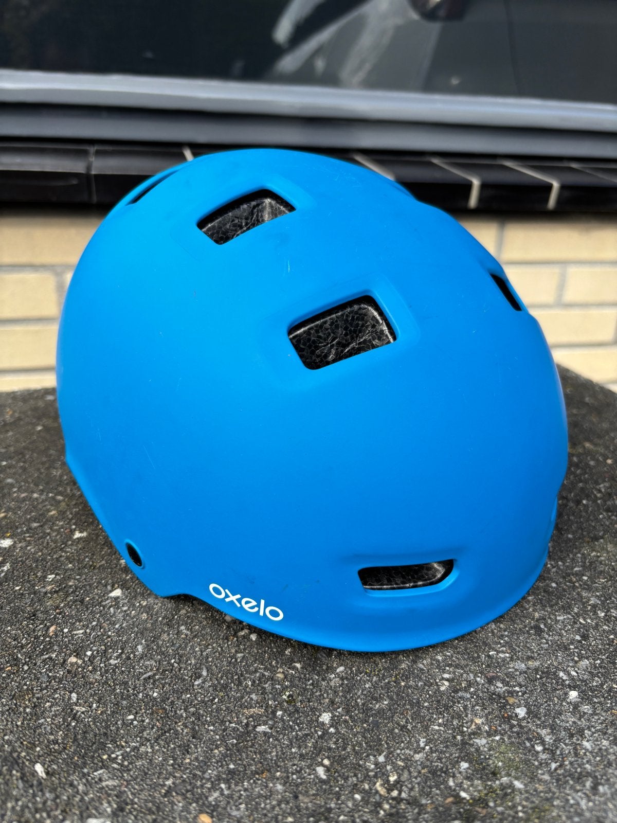 Oxelo MF500 Blauwe Fietshelm - Maat M (55-59 cm), Ophalen of Verzenden, Zo goed als nieuw, M, Jongen of Meisje