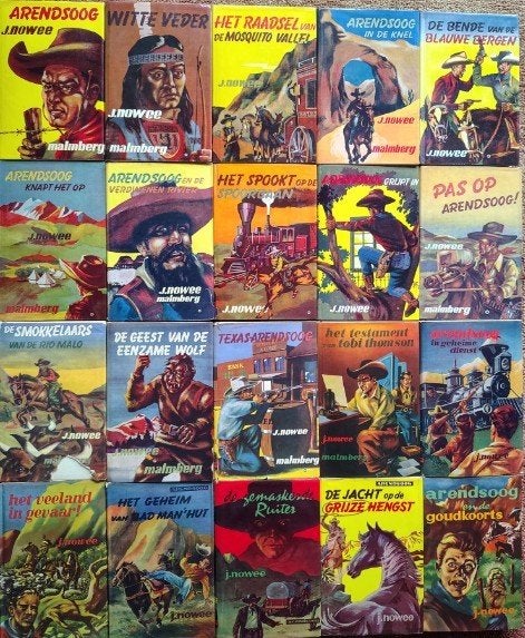 Arendsoog boeken van J. Nowee, gebonden en stofomslag, Boeken, Ophalen, Gelezen, J. Nowee, Fictie