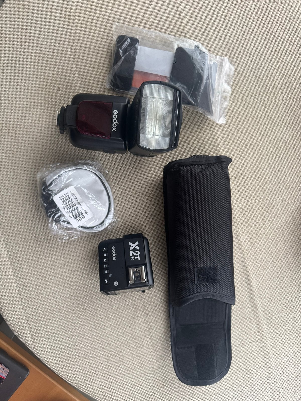 Godox Flitser en Trigger Set (X2T-N), Nikon, Externe flitser, Ophalen of Verzenden, Zo goed als nieuw