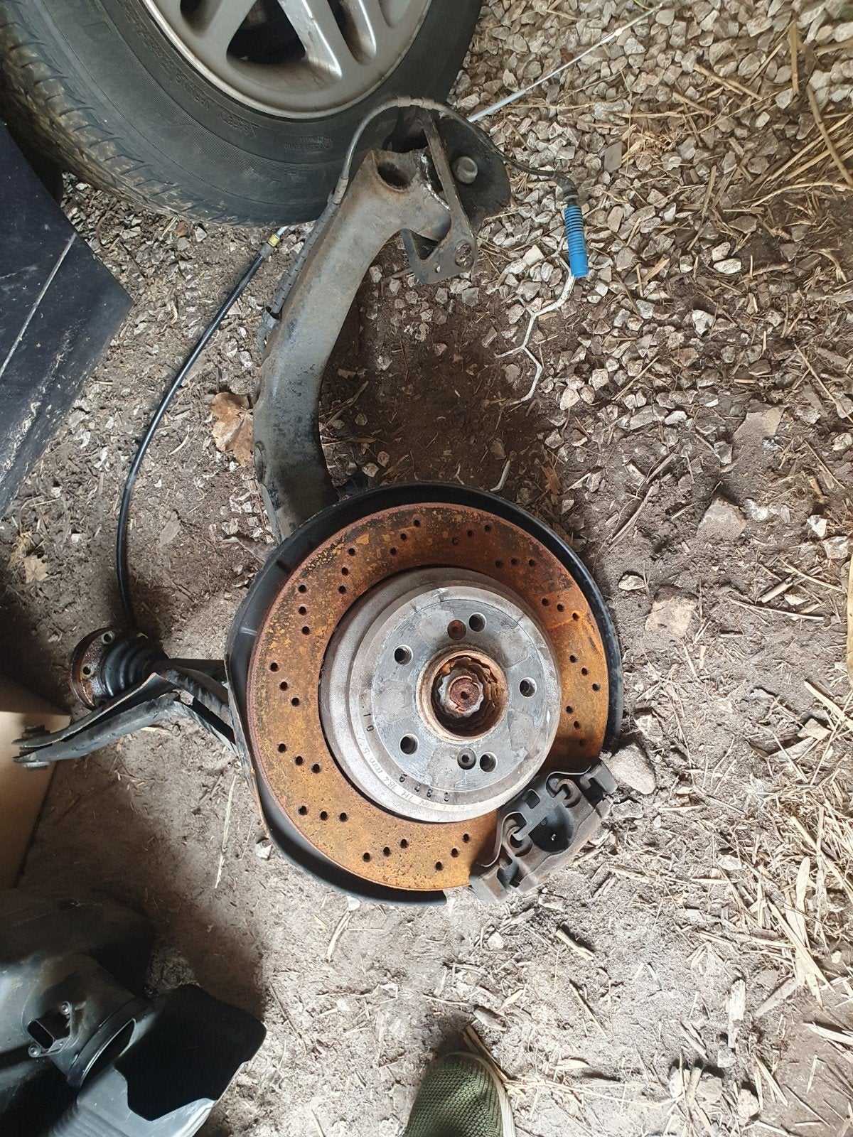 BMW E46 M3 Draagarm Links Achter (excl. aandrijfas), Ophalen, Gebruikt, BMW